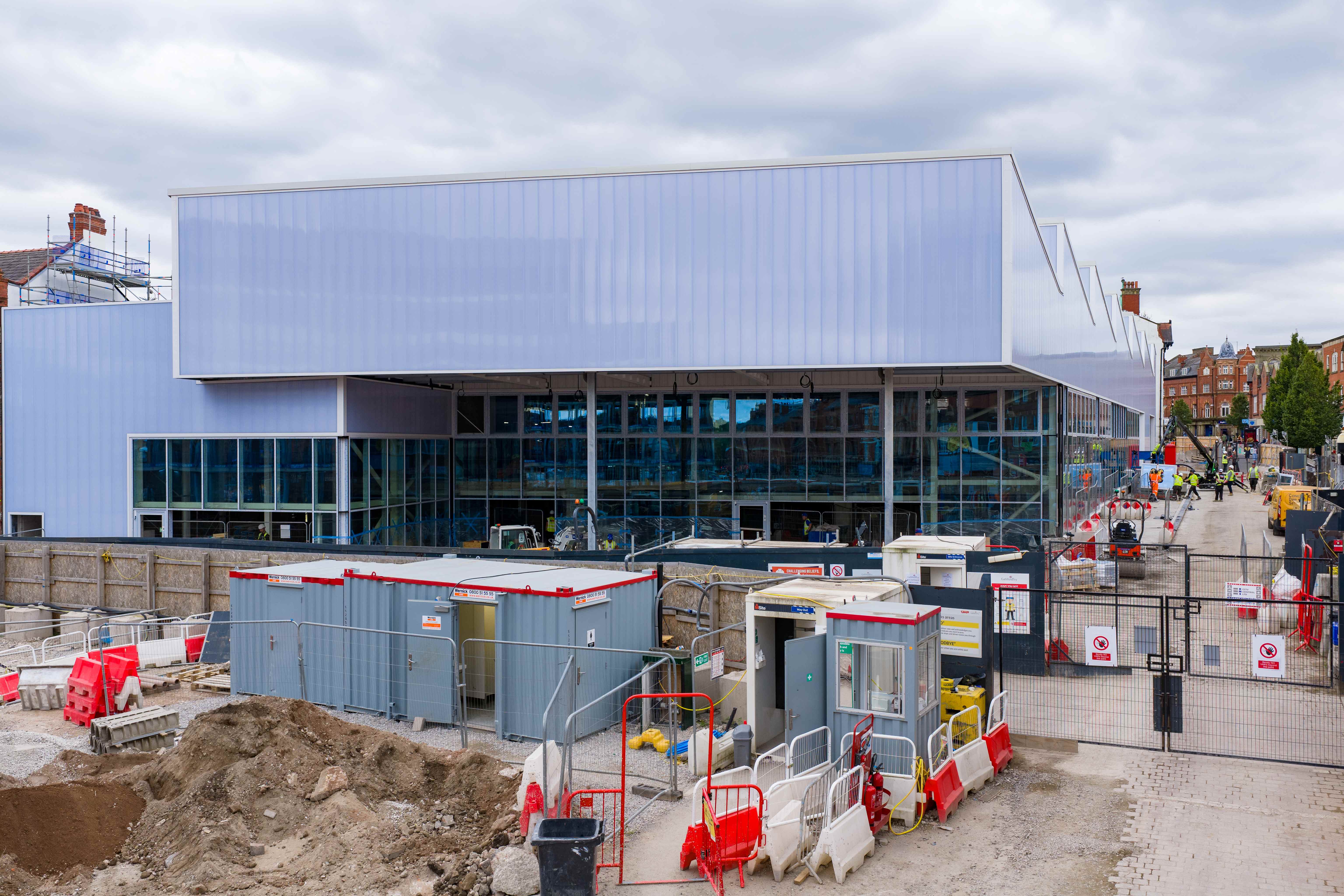 The new Wigan Market under development